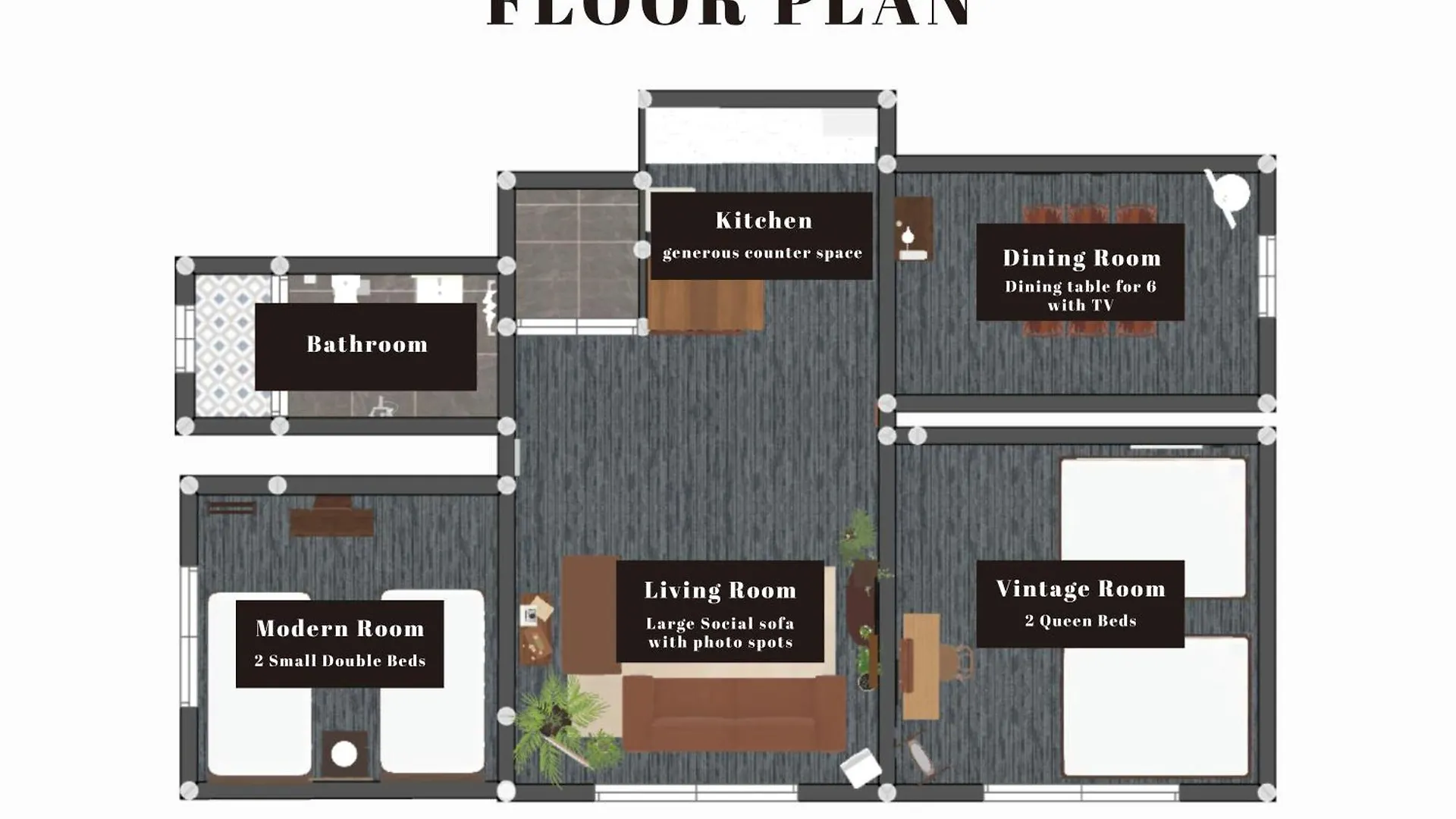 Botanic Vibe, Spacious 2Br, Dining 4 Beds, Subway 3Min 서울특별시 0*,  대한민국